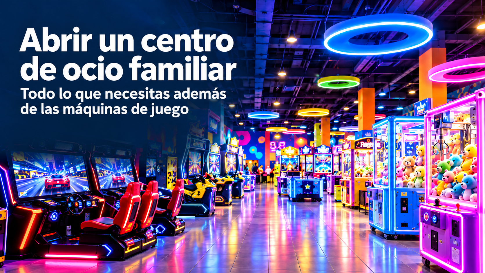 Tip: una nueva apertura, todo lo que necesitas saber para tu sala de ocio, Arcade y Redemption